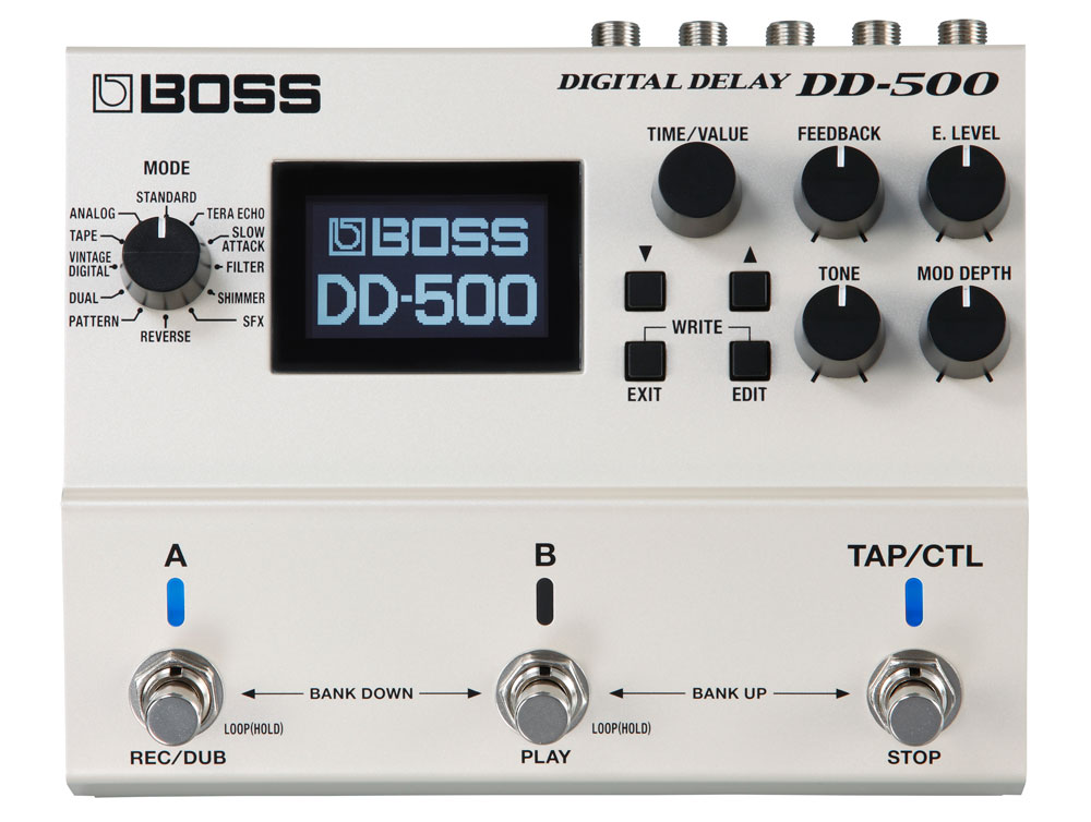 DD-500 Digital Delay Front Panel