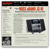 BOSS eBand JS-10 Tone Room