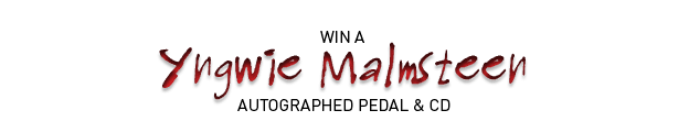 Win A Yngwie Malmsteen Autographed Pedal And CD