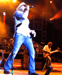 Rich Eckhardt on Stage with Toby Keith