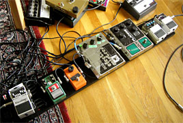 Paul Gilbert's Pedal Board (Photo)
